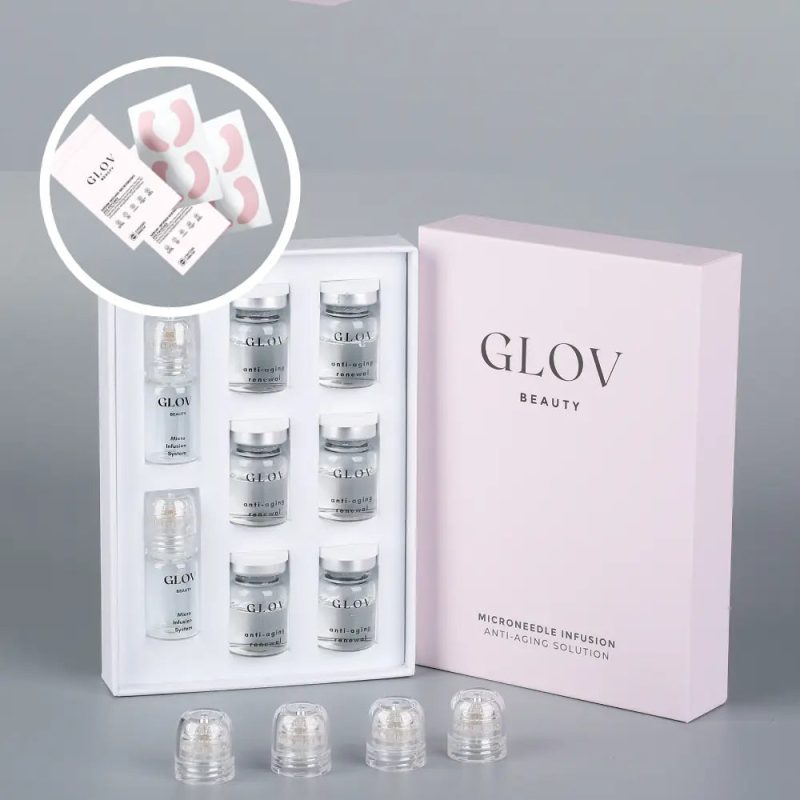 2 Glov Micro Infusion System 6 Serums 4 Needles 16 Pairs Microneedle Eye Patches Glov Beauty 490299330