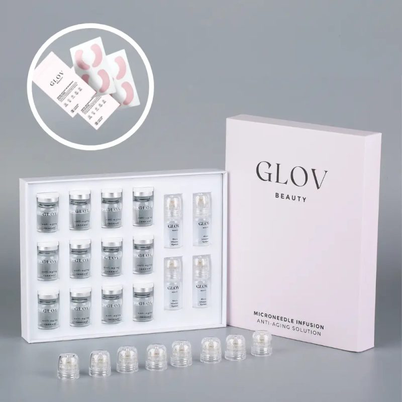 4 Glov Micro Infusion System 12 Serums 8 Needles 24 Pairs Microneedle Eye Patches Glov Beauty 490298191