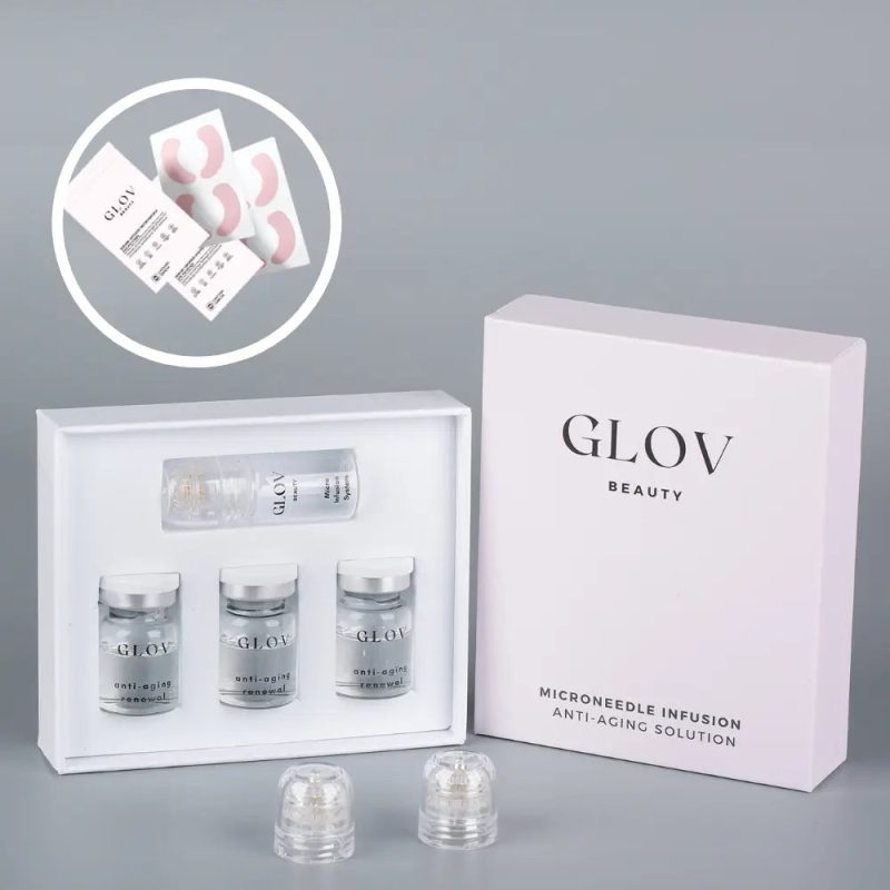 Glov Micro Infusion System 3 Serums 2 Needles 8 Pairs Microneedle Eye Patches Glov Beauty 490300924