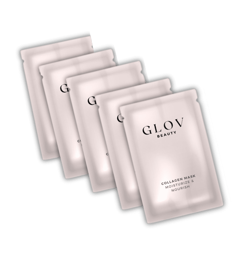 4 Glov Micro Infusion System Bundle + 12 Serums + 8 Needles + Glov Moisturizer Deep Hydration + 5 Glov Collagen Masks - Glov Beauty